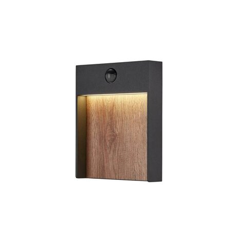 SLV FLATT  Antraciet / bruin  SENSOR wandlamp SLV FLATT  Antraciet / bruin  SENSOR wandlamp