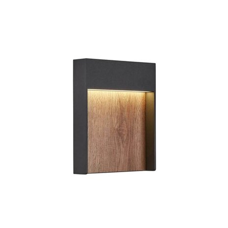 SLV FLATT  Antraciet / bruin wandlamp SLV FLATT  Antraciet / bruin wandlamp