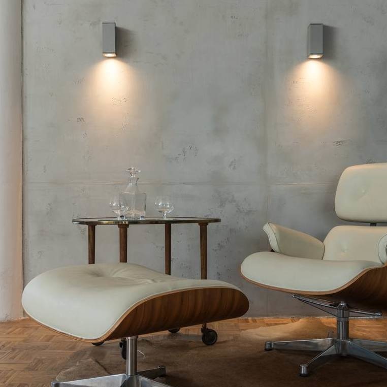 SLV THEO WL Grijs wandlamp