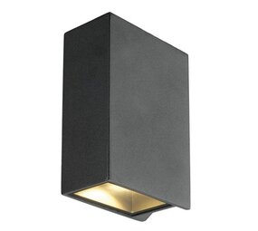 SLV Quad Up/Down 15 ANTRACIET wandlamp SLV Quad Up/Down 15 ANTRACIET wandlamp