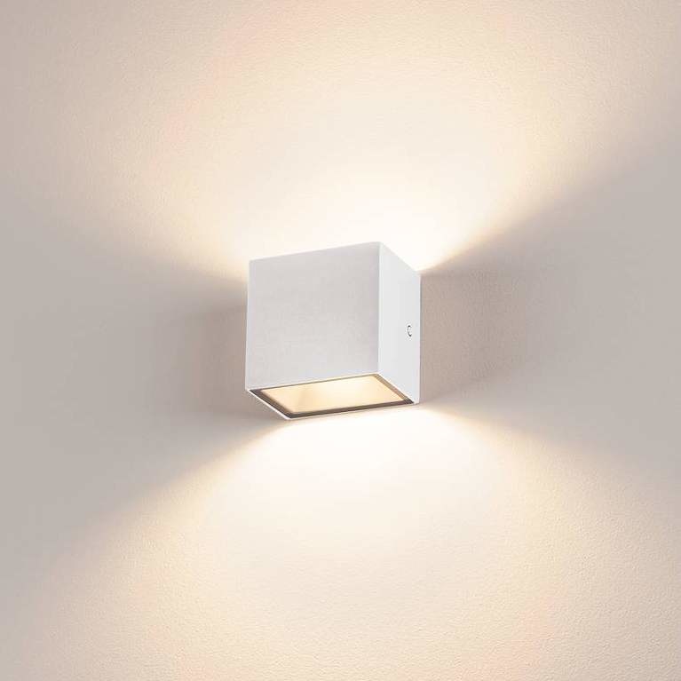 SLV Sitra CUBE LED WIT wandlamp