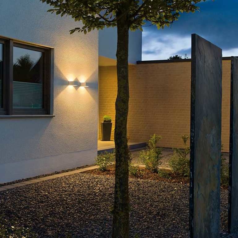 SLV LOGS wit wandlamp