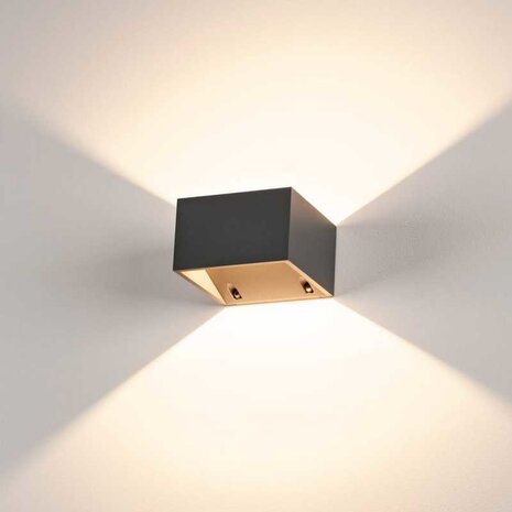 SLV LOGS antraciet wandlamp SLV LOGS antraciet wandlamp