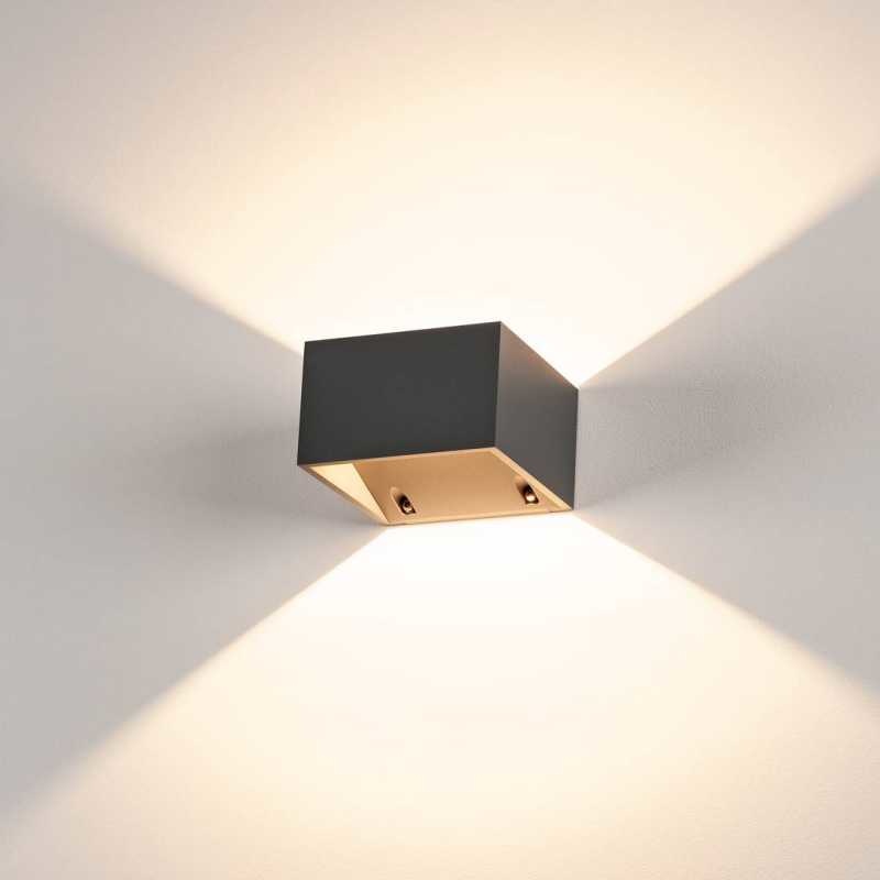 SLV LOGS antraciet wandlamp
