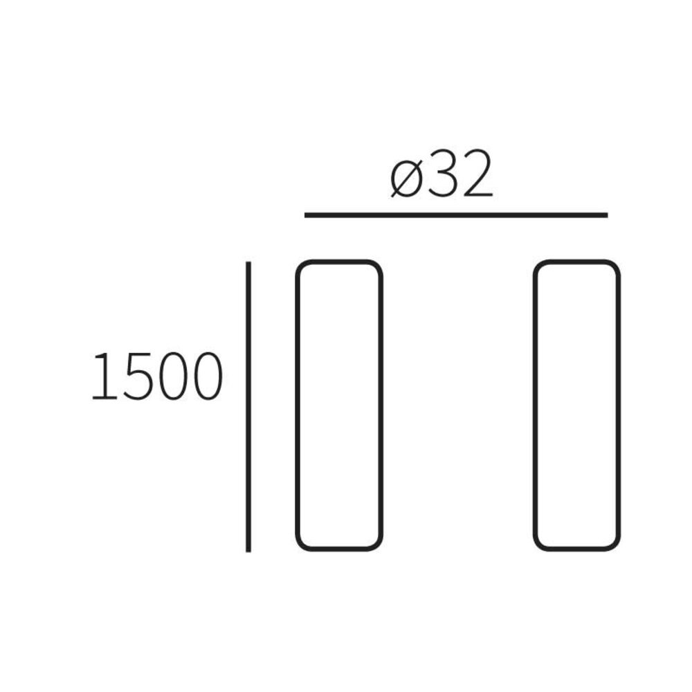 Allux 1005 Losse palen statief ZWART Allux 1005 Losse palen statief ZWART