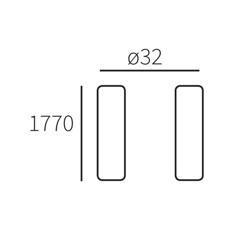 Allux 1007 Boogstatief WIT