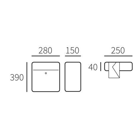 Allux 200 Rood brievenbus