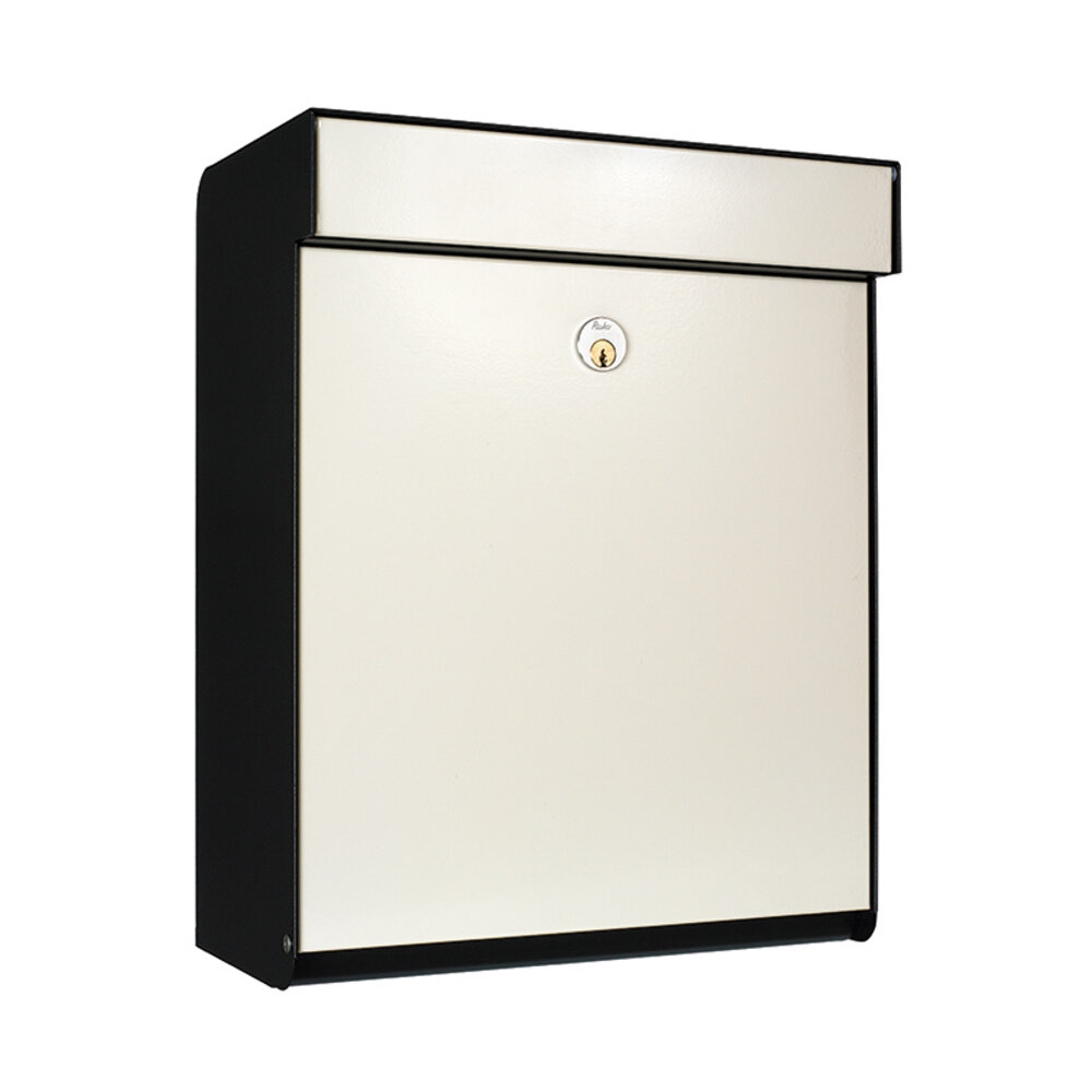 Allux Grundform Zwart / Wit brievenbus Allux Grundform Zwart / Wit brievenbus