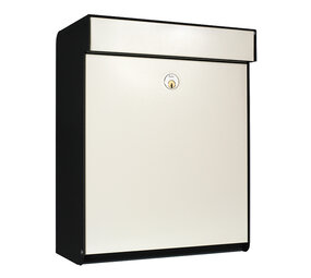 Allux Grundform Zwart / Wit brievenbus Allux Grundform Zwart / Wit brievenbus