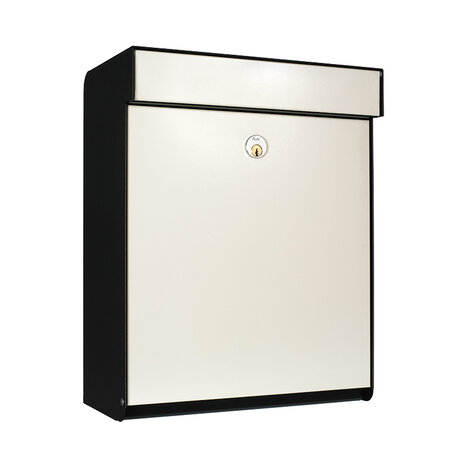 Allux Grundform Zwart / Wit brievenbus Allux Grundform Zwart / Wit brievenbus