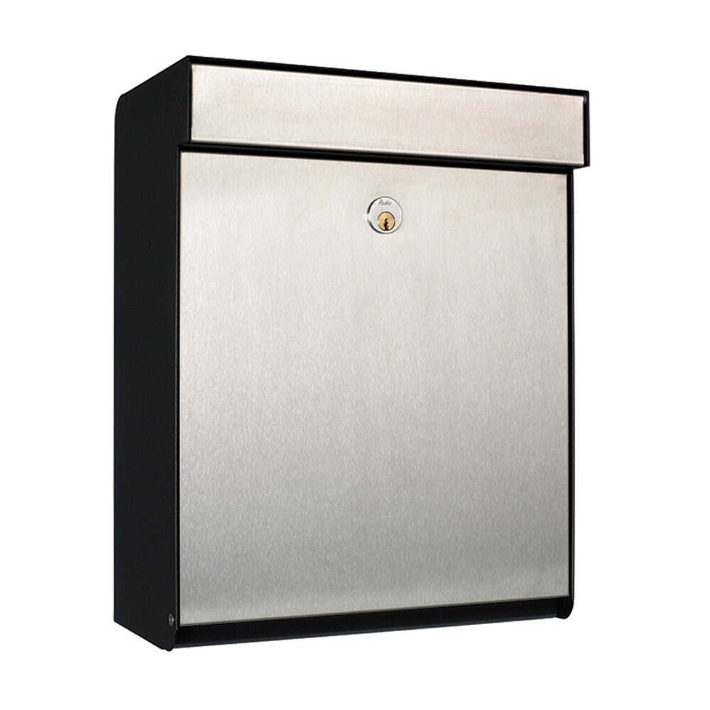 Allux Grundform Zwart / RVS brievenbus Allux Grundform Zwart / RVS brievenbus