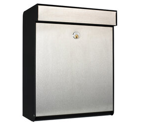 Allux Grundform Zwart / RVS brievenbus Allux Grundform Zwart / RVS brievenbus