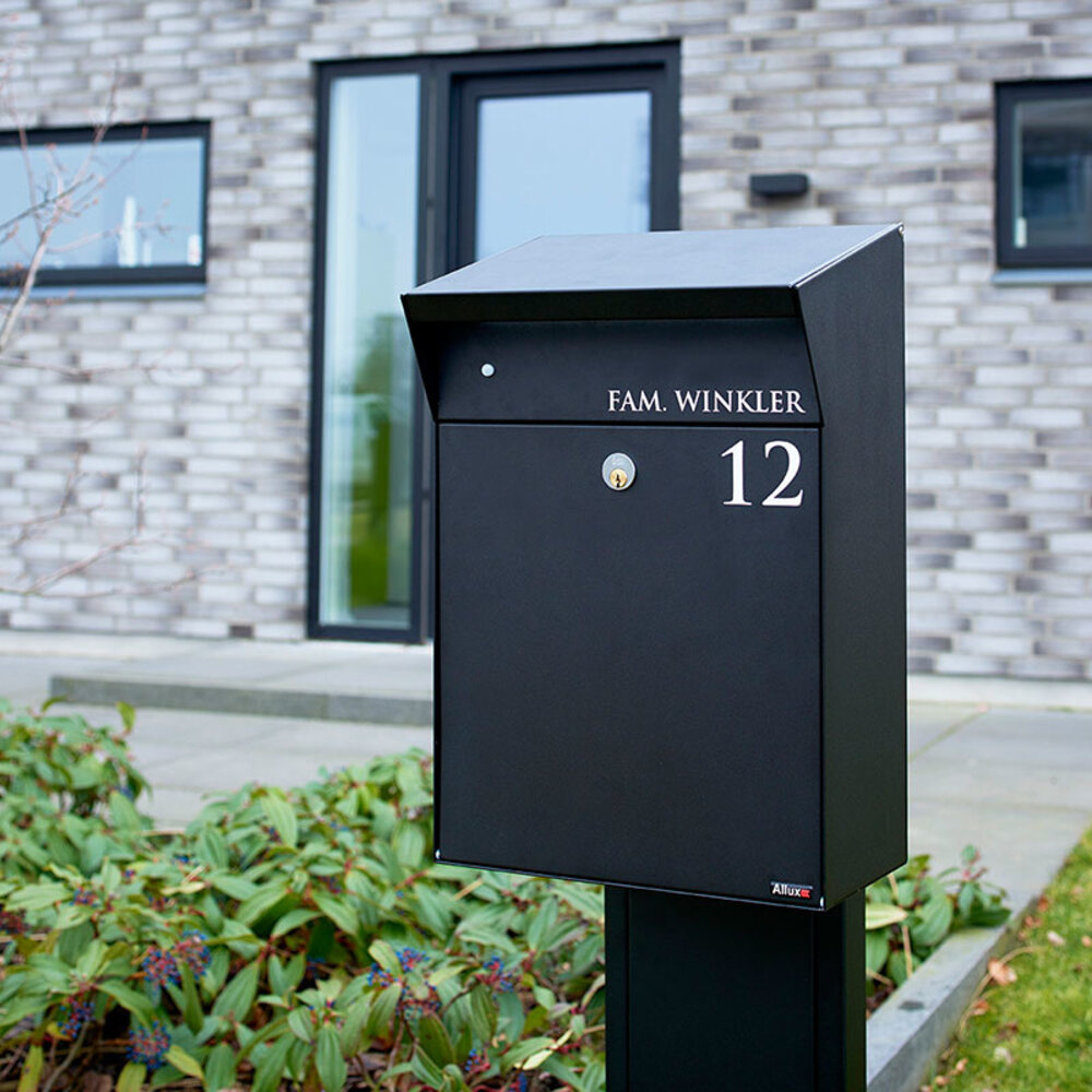 Allux BJORN zwart brievenbus Allux BJORN zwart brievenbus