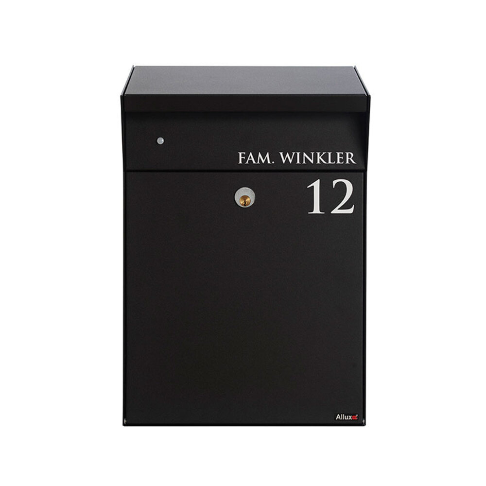 Allux BJORN zwart brievenbus Allux BJORN zwart brievenbus