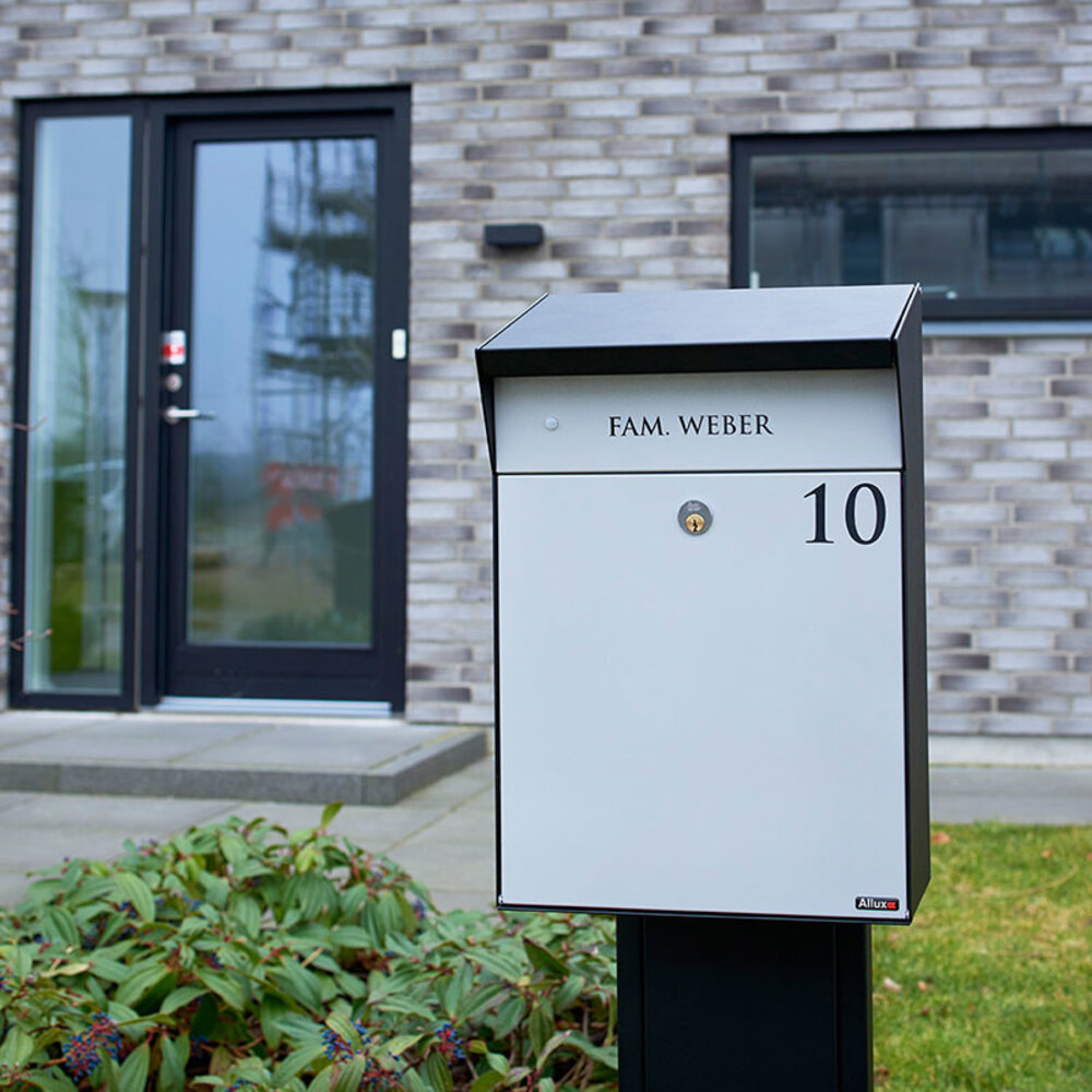 Allux BJORN zwart / grijs brievenbus Allux BJORN zwart / grijs brievenbus