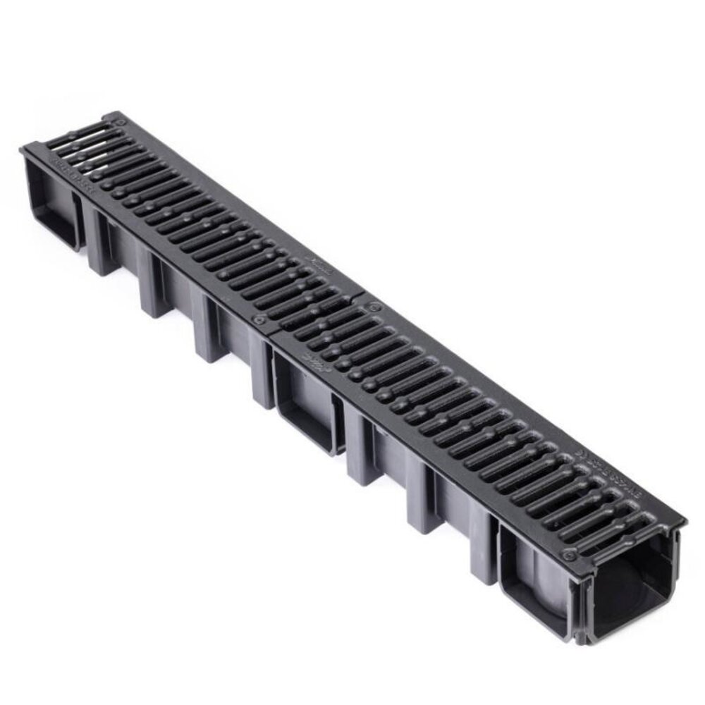 Nicoll lijngoot Connecto 100 + gietijzer rooster B125, 100 x 9.8 cm