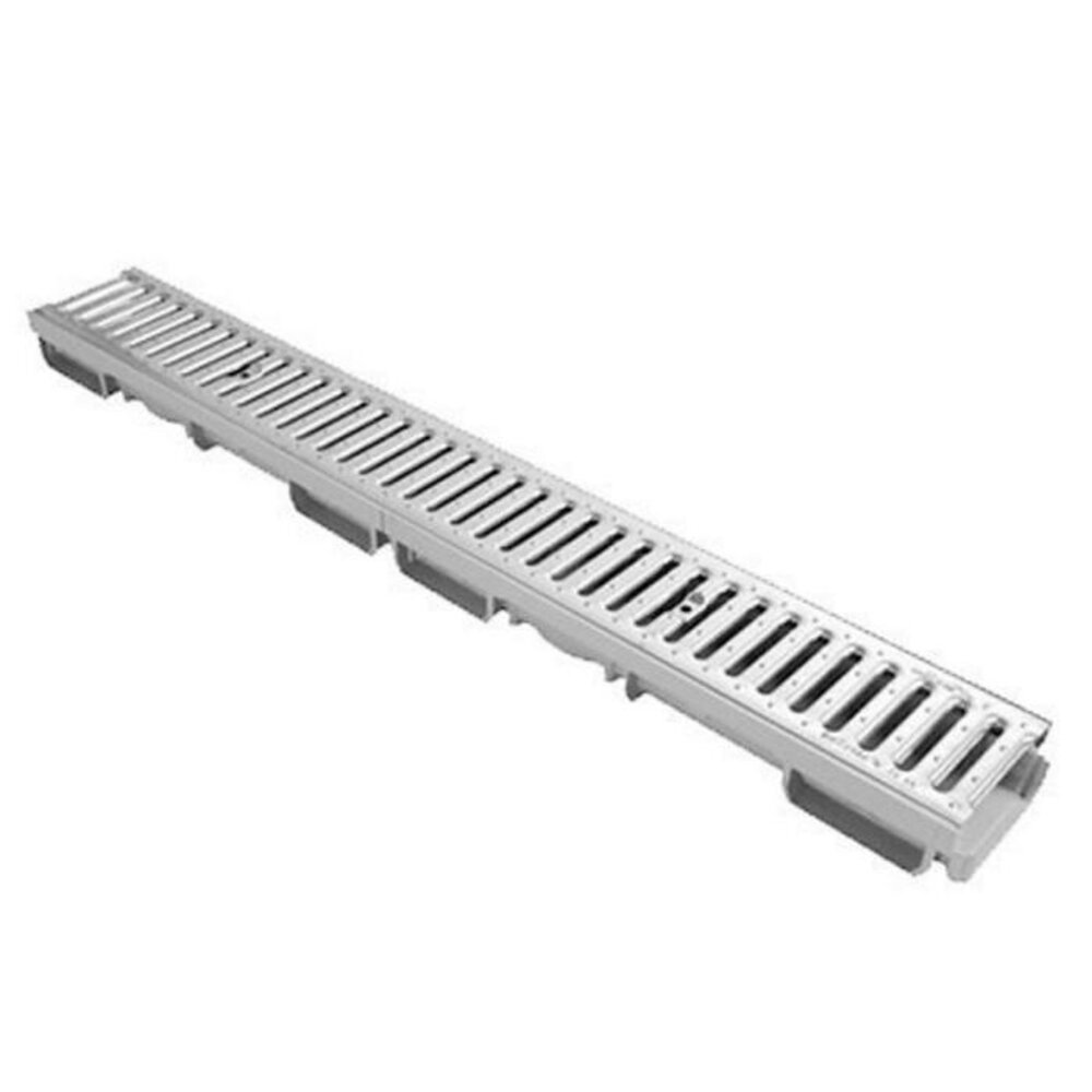 Nicoll  lijngoot Connecto 100 + RVS sleufrooster A15, 100 x 6 cm