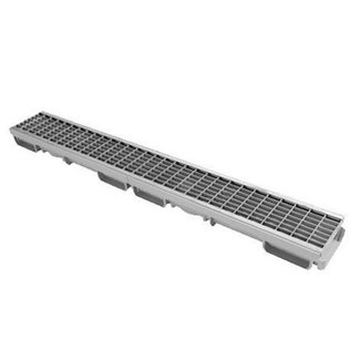 Nicoll lijngoot Connecto 100 + gegalvaniseerd maasrooster B125, 100 x 6 cm Nicoll lijngoot Connecto 100 + gegalvaniseerd maasrooster B125, 100 x 6 cm