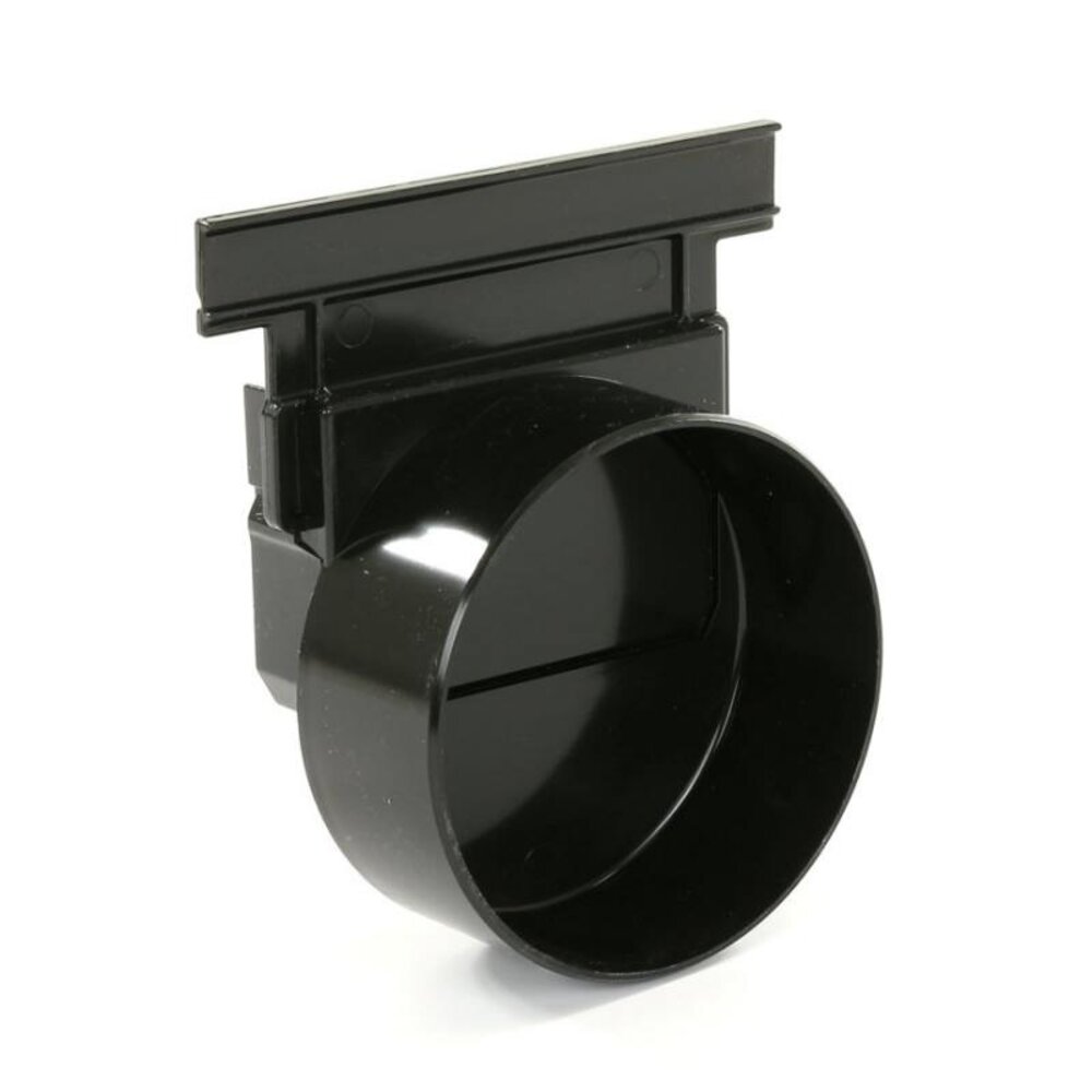 Nicoll eindkap, Connecto 100, uitlaat 110 mm inleg, zwart