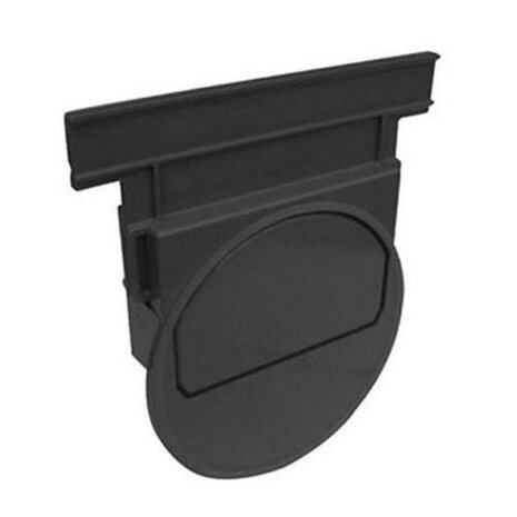 Nicoll eindkap, Connecto 100, inleg, zwart Nicoll eindkap, Connecto 100, inleg, zwart