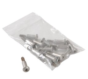 Nicoll roosterbevestigingsset, Connecto 100, t.b.v. RVS  rooster Nicoll roosterbevestigingsset, Connecto 100, t.b.v. RVS  rooster