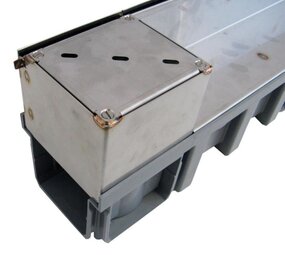 Nicoll TBH RVS doorspuitput Connecto 100, A15, 12,5 x 12,5 cm Nicoll TBH RVS doorspuitput Connecto 100, A15, 12,5 x 12,5 cm