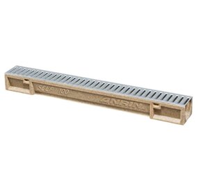 Anrin lijngoot, polyesterbeton SELF-100, 100 cm, RVS rooster Anrin lijngoot, polyesterbeton SELF-100, 100 cm, RVS rooster
