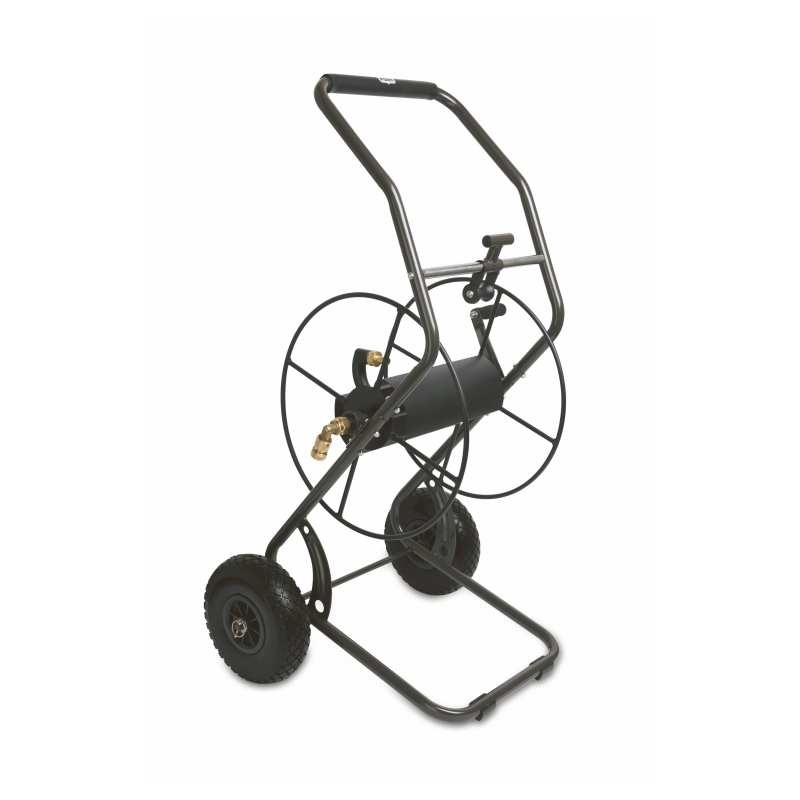 CELLFAST Tuinslangwagen 2 Wielen - Corrosiebestendige Slanghaspel, Voorkomt Knikken, Compact Opbergbaar