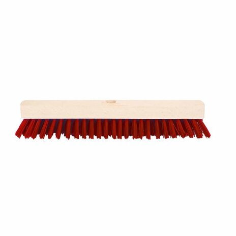 Polet Vlakke bankirai bezem PVC Rood Polet Vlakke bankirai bezem PVC Rood