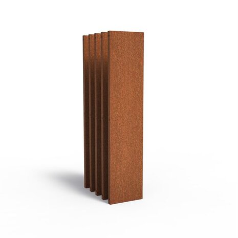Sfeerpaneel cortenstaal BASIC 40 x 5 x 180 cm
