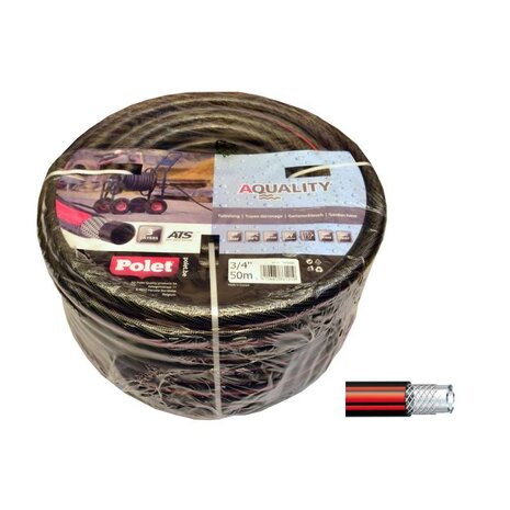 Polet Tuinslang PRO Aquality 3/4"-19MM 50M Polet Tuinslang PRO Aquality 3/4"-19MM 50M