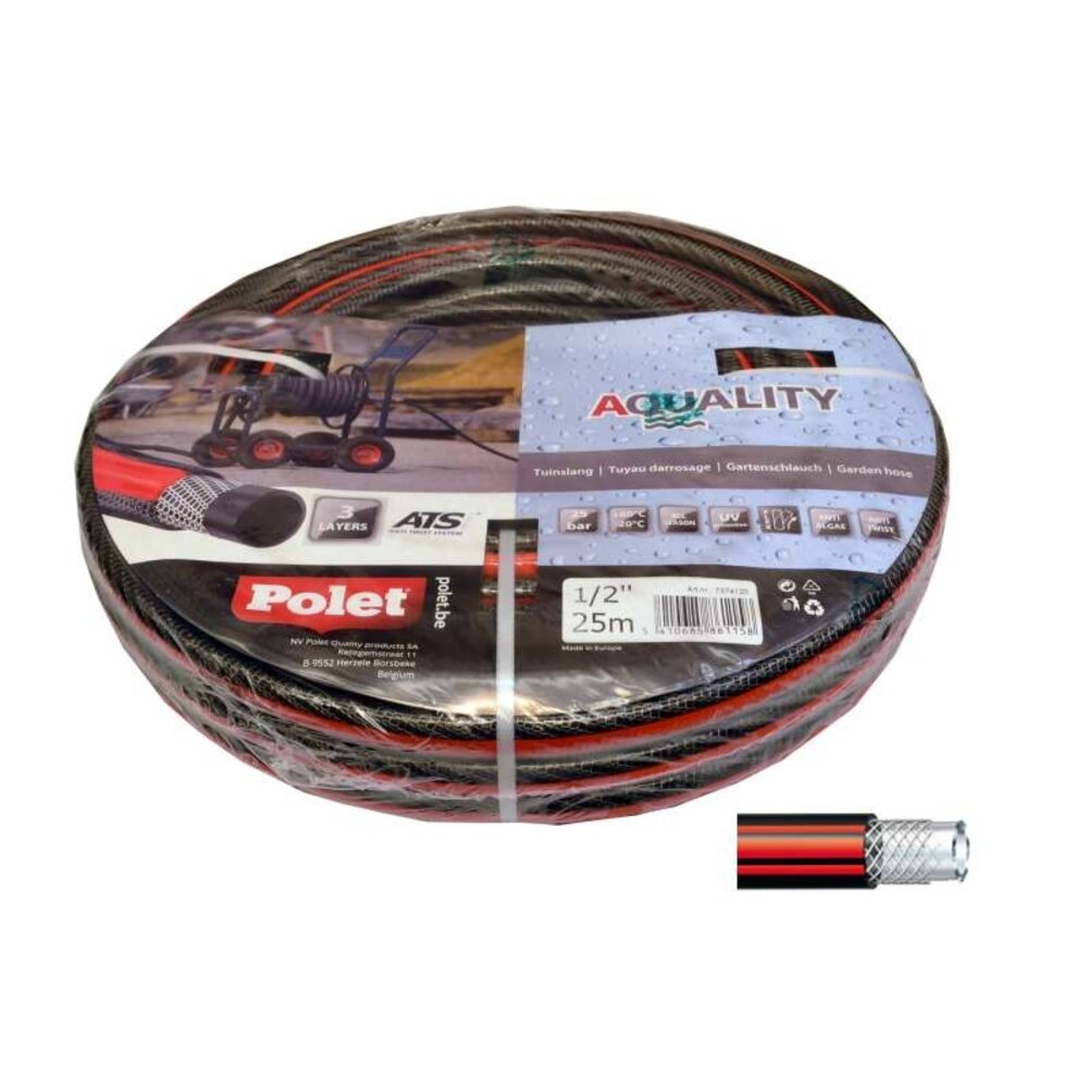 Polet Tuinslang PRO Aquality 1/2"-13MM 25M Polet Tuinslang PRO Aquality 1/2"-13MM 25M
