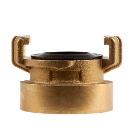 Polet Klauwkoppeling 1 1/4"-29MM Buitendraad Messing