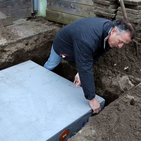 Heitker  infiltratiekrat HeitkerBloc, 288 liter, incl. geotextiel Heitker  infiltratiekrat HeitkerBloc, 288 liter, incl. geotextiel
