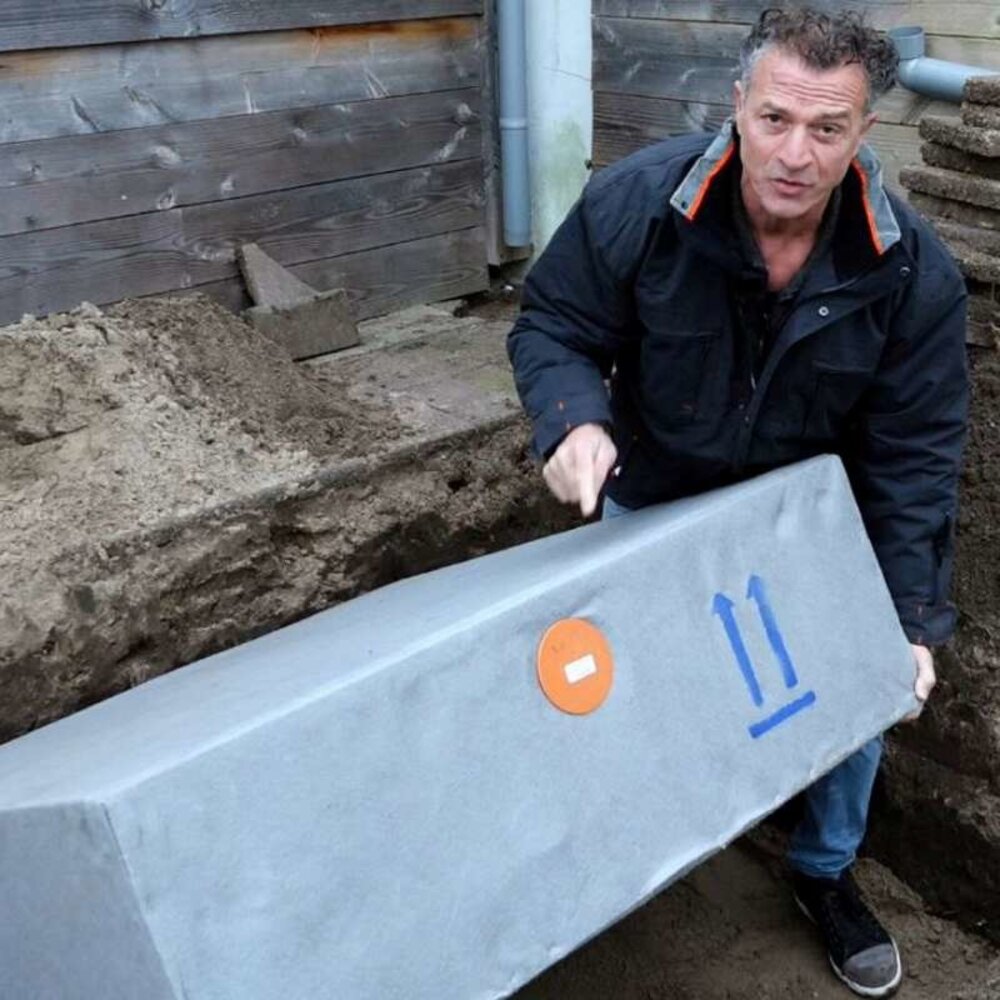 Heitker  infiltratiekrat HeitkerBloc, 1152 liter, incl. geotextiel Heitker  infiltratiekrat HeitkerBloc, 1152 liter, incl. geotextiel