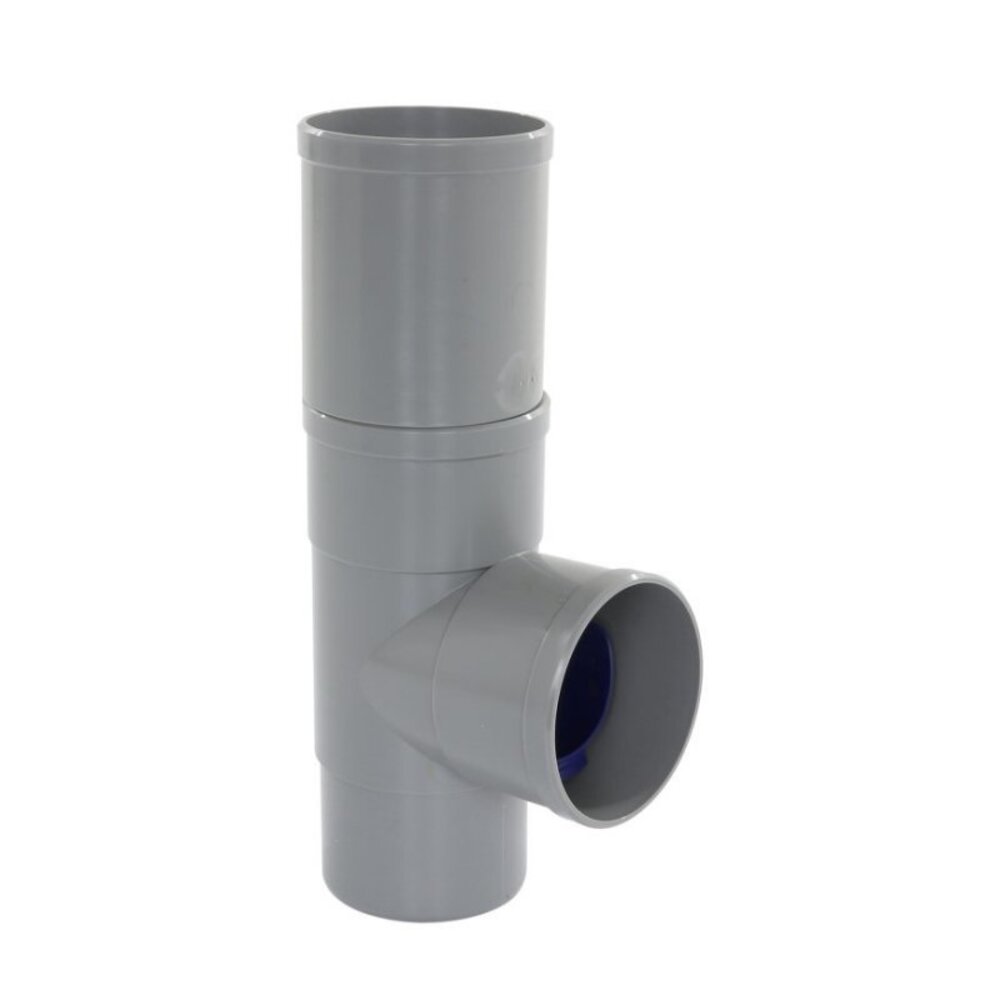 Rawinso regenwater afkoppelset, grijs, 80 mm Rawinso regenwater afkoppelset, grijs, 80 mm