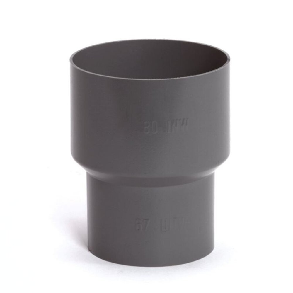 HWA verloopstuk, voor vergaarbak, inwendig lijm x verjongd spie HWA verloopstuk, voor vergaarbak, inwendig lijm x verjongd spie