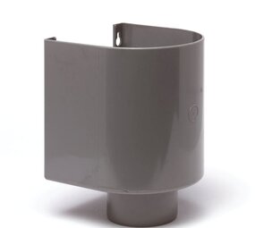 HWA vergaarbak, pvc, grijs, halfrond HWA vergaarbak, pvc, grijs, halfrond