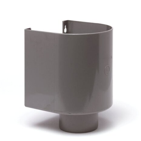 HWA vergaarbak, pvc, grijs, halfrond HWA vergaarbak, pvc, grijs, halfrond