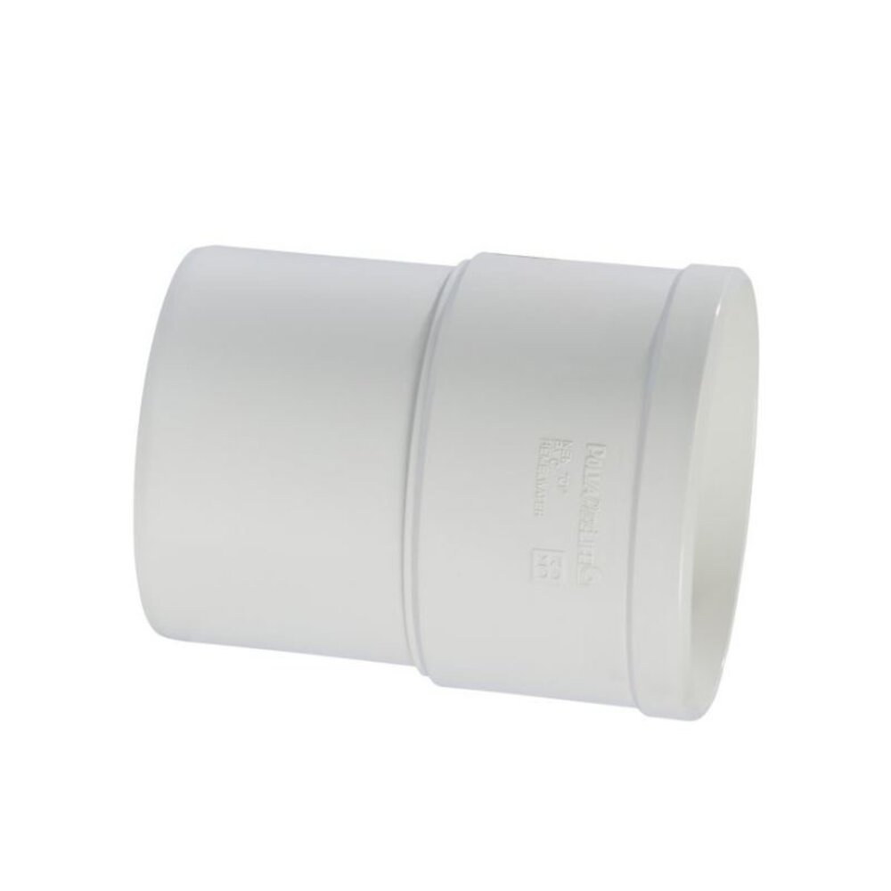 Pipelife HWA mof, pvc, inwendig lijm x verjongd spie, wit Pipelife HWA mof, pvc, inwendig lijm x verjongd spie, wit