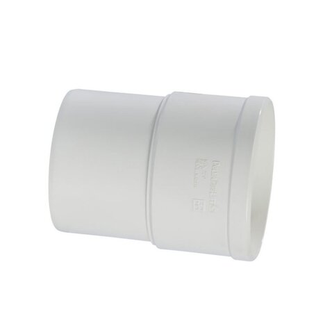 Pipelife HWA mof, pvc, inwendig lijm x verjongd spie, wit Pipelife HWA mof, pvc, inwendig lijm x verjongd spie, wit