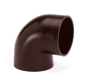 HWA bocht 87°, pvc, 2x inwendig lijm, bruin, 60 mm HWA bocht 87°, pvc, 2x inwendig lijm, bruin, 60 mm