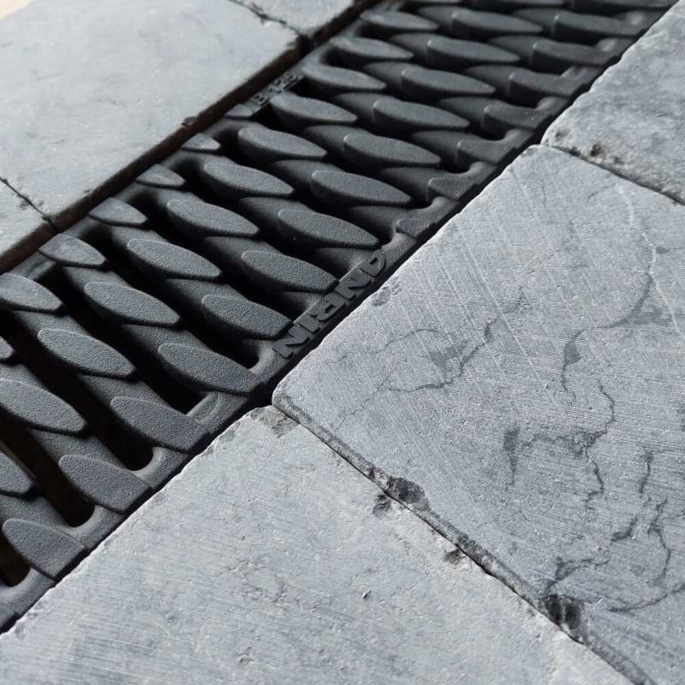 Anrin lijngoot, polyesterbeton SELF-ECO 100 cm, gietijzer sleufrooster Anrin lijngoot, polyesterbeton SELF-ECO 100 cm, gietijzer sleufrooster