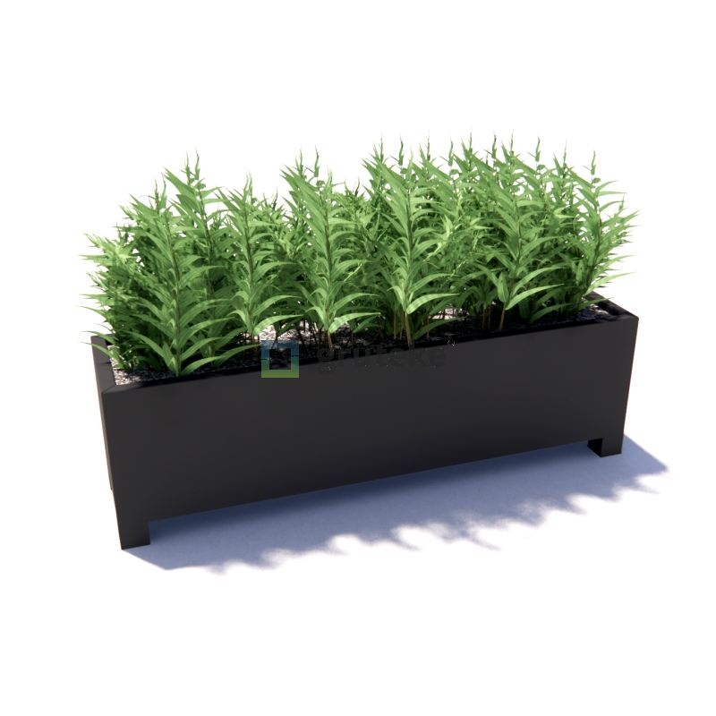 FLORIDA met poten 200x50x60 cm plantenbak