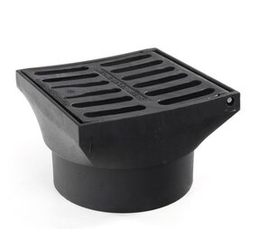 Gietijzeren straatkolk, exclusief onderbak, 2-delig Gietijzeren straatkolk, exclusief onderbak, 2-delig