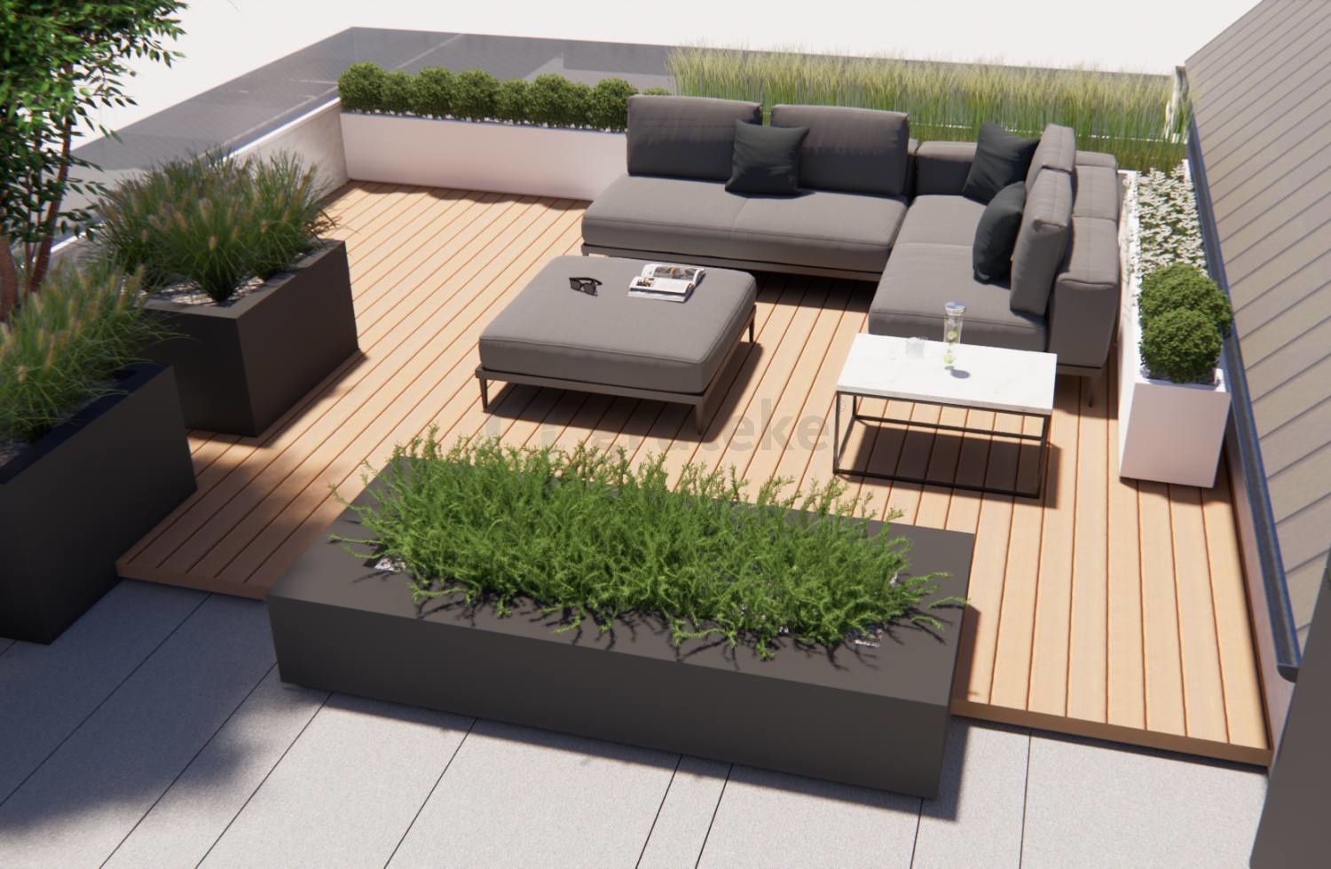 Zo kiest u plantenbakken voor een dakterras Zo kiest u plantenbakken voor een dakterras