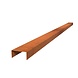 Overzetprofiel cortenstaal recht 10.4 x 5 x 230 cm, 2 mm (10 st ) Overzetprofiel cortenstaal recht 10.4 x 5 x 230 cm, 2 mm (10 st )