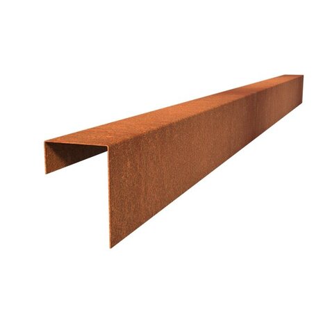 Overzetprofiel cortenstaal recht 10.4 x 15 x 230 cm, 2 mm (10 st ) Overzetprofiel cortenstaal recht 10.4 x 15 x 230 cm, 2 mm (10 st )