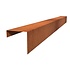 Overzetprofiel cortenstaal recht 15.4 x 15 x 230 cm, 2 mm (10 st )