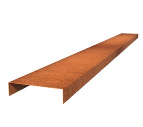 Overzetprofiel cortenstaal recht 20.4 x 5 x 230 cm, 2 mm (10 st ) Overzetprofiel cortenstaal recht 20.4 x 5 x 230 cm, 2 mm (10 st )